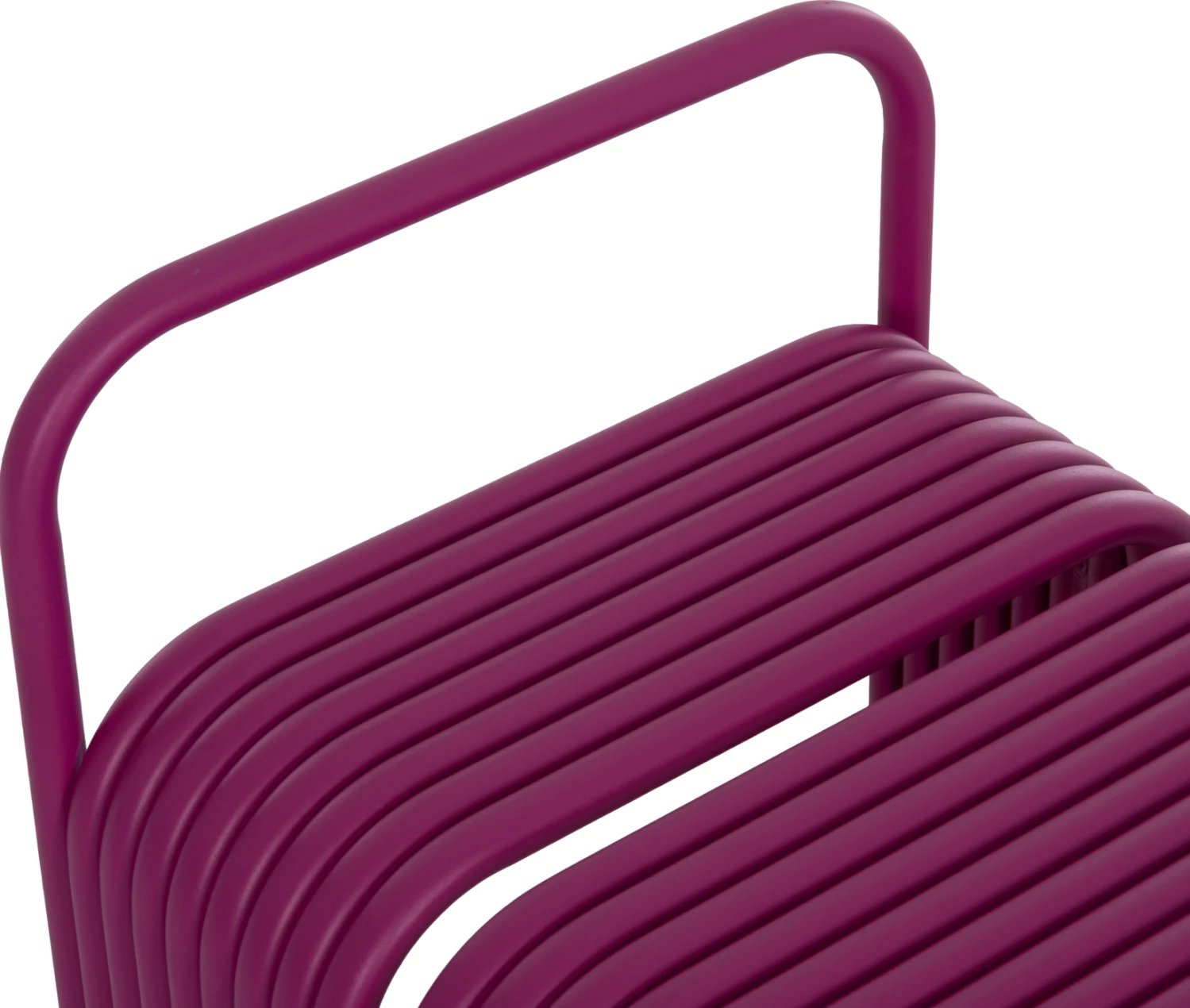 Karrige e ulët INTREPID, alumin, ngjyrë e purpurt, 40x38x55cm