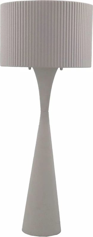 Llambë tavoline LINEAR 75.5, metalike, e bardhë, 30x30x76cm