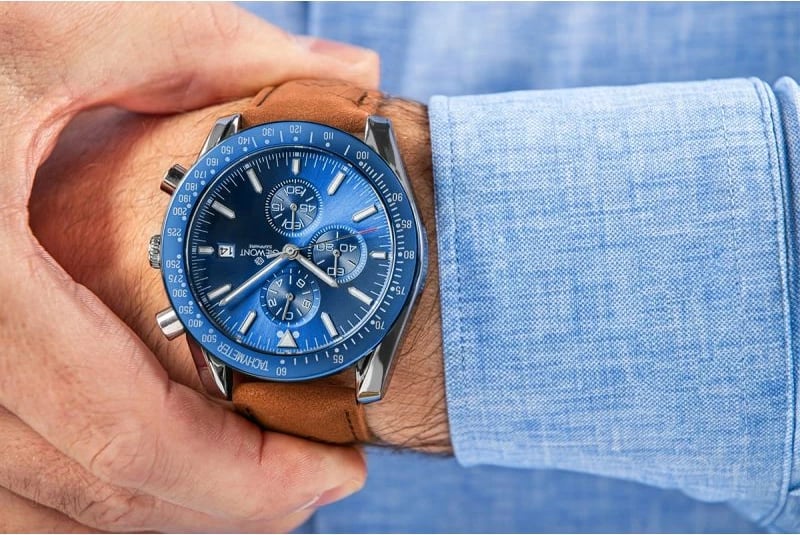 Orë dore për meshkuj Giewont, kaltër-kafe