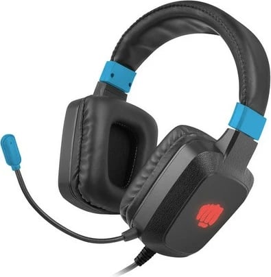 Kufje gaming Fury Raptor NFU-1584, me mikrofon, të zeza dhe kaltër