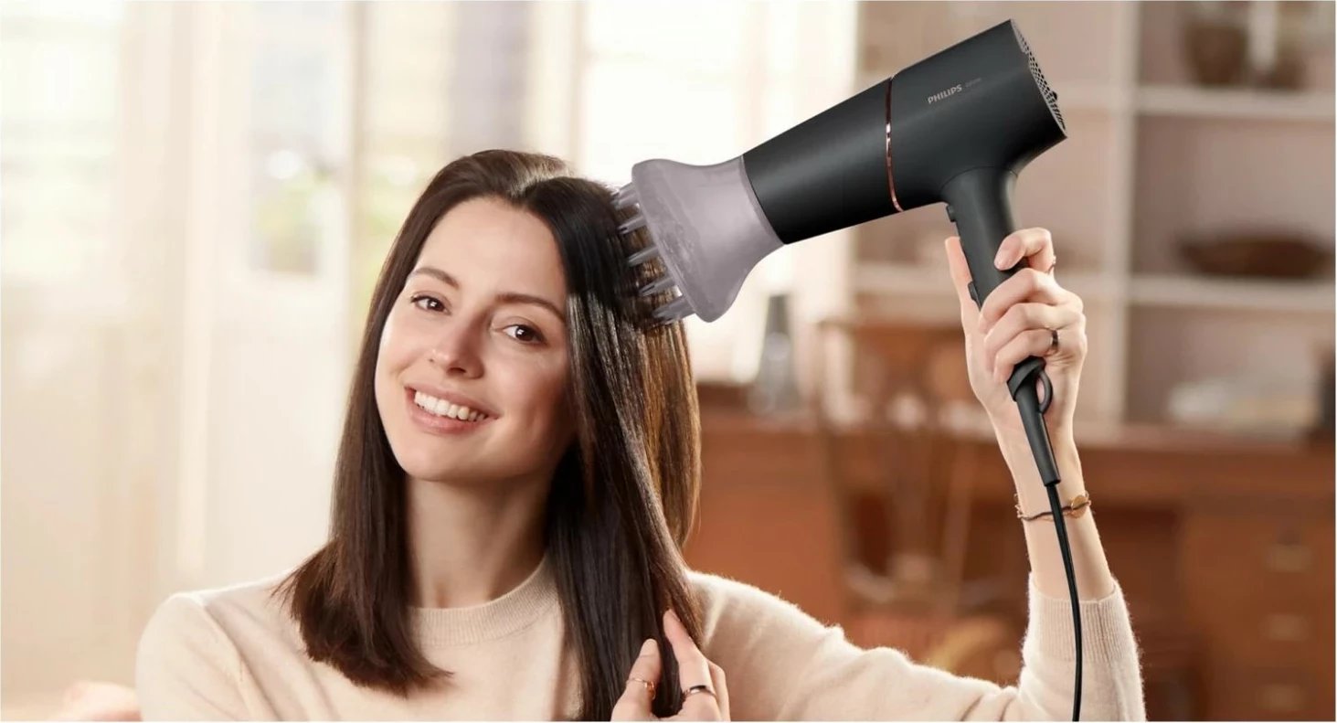 Tharëse flokësh Philips 5000 BHD538/30, e zezë