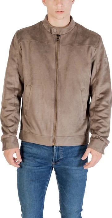 Jakne Guess Giubbotto për meshkuj, beige