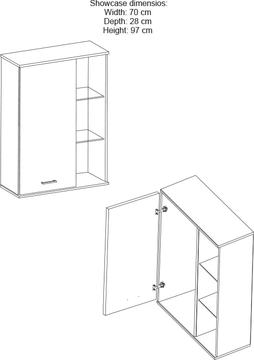 Njësi TV Salome LED wenge 200x41x190cm