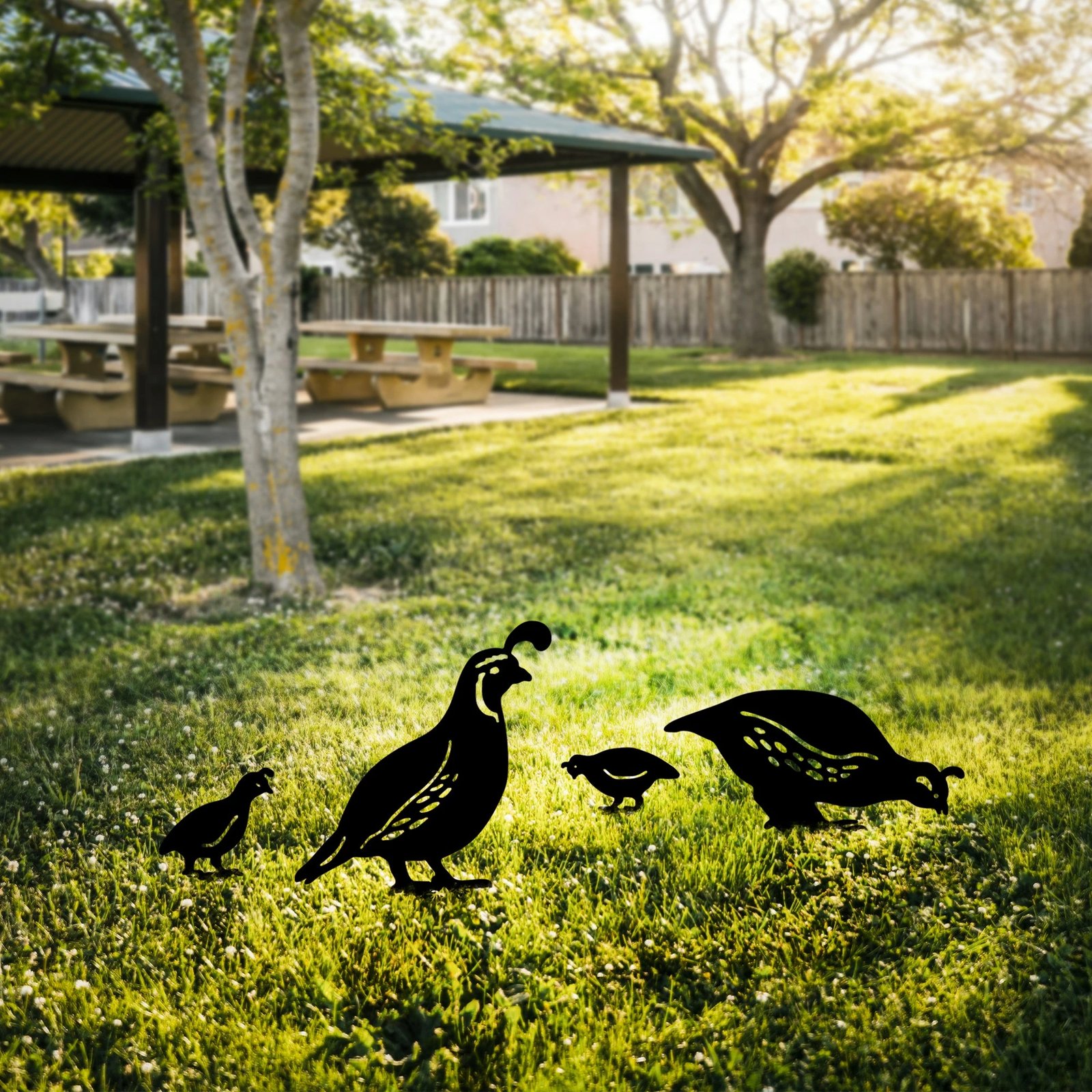 Objekte dekorative për kopsht, dizajn Aberto, Fam 05, set me 4 copë