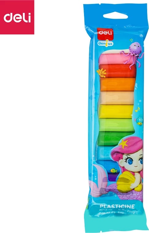 DELI PLASTELINE H719-12 BLISTER 1/12