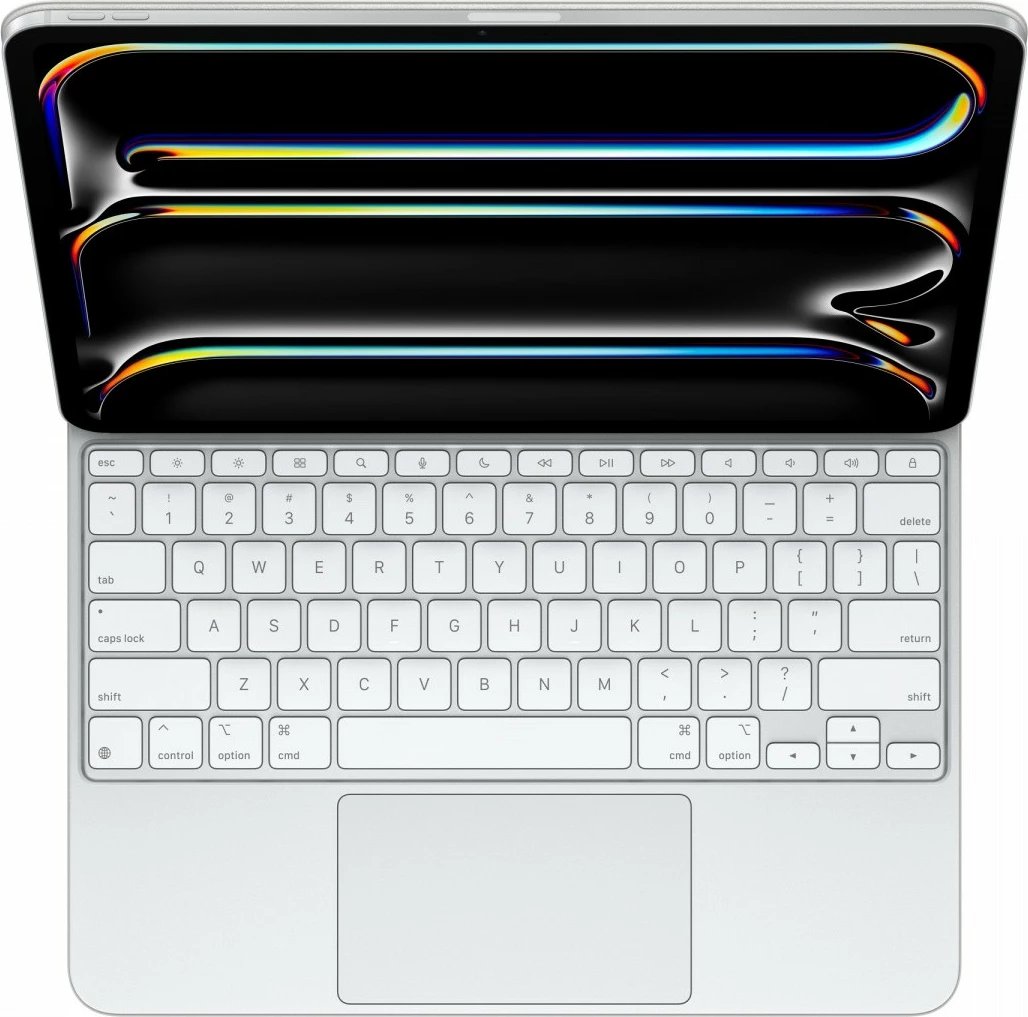 Tastierë Apple Magic Keyboard për iPad Pro 13-inch (M4), Anglisht (USA), Bardhë