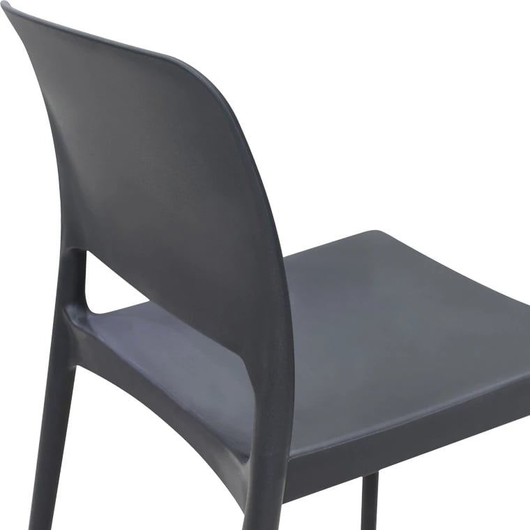 Karrige Fenxy, polipropilen, ngjyrë e zezë, 38x42x77cm