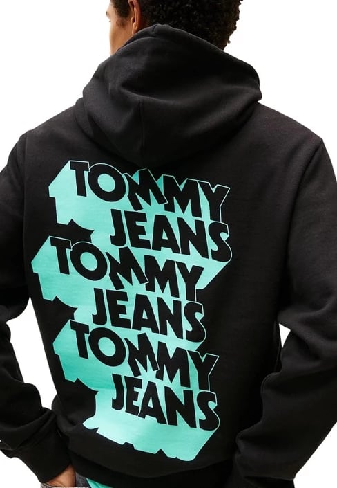 Duks për meshkuj Tommy Hilfiger Jeans, i zi