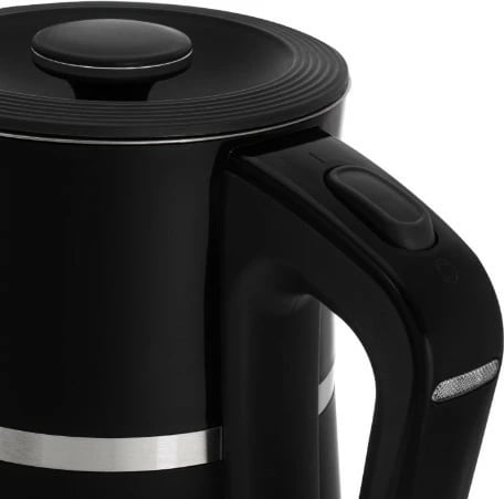 Ujëzjerë elektrik Adler AD 1355b 1.7 L 2200 W mur i dyfishtë bazë rrotulluese e zezë