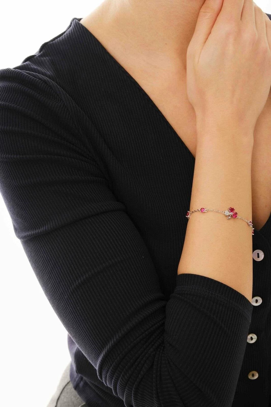 Byzylyk argjendi, ngjyrë fuchsia, Jumeon, SGTL12640