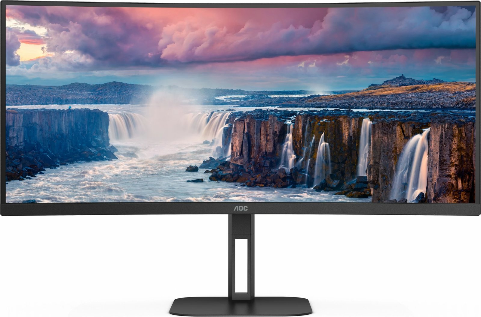 Monitor AOC V5 CU34V5C/BK, 34", 3440 x 1440, LED, i zi