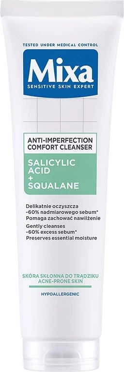 Xhel pastrues fytyre për femra MIXA Comfort Cleanser 150ml