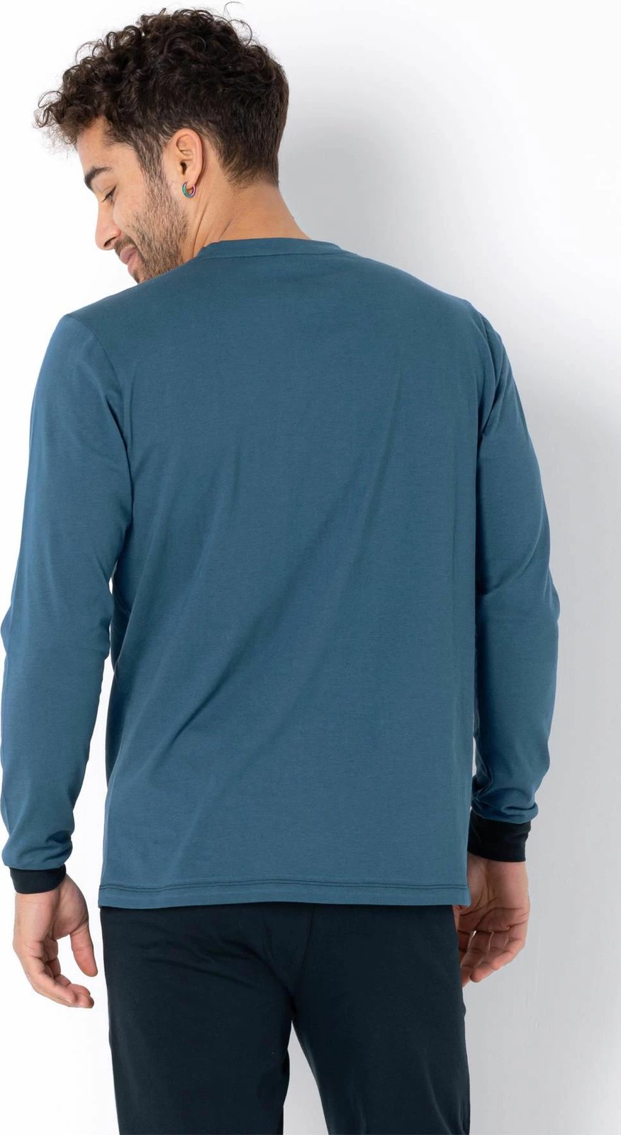 Set pizhamash për burra, Jumeon, 002-000696, ngjyrë e kaltër e errët