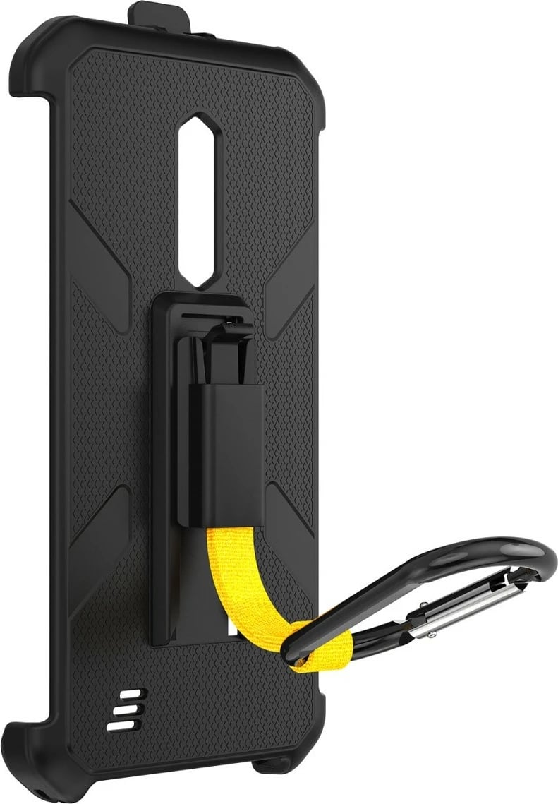 Mbështjellës Ulefone për Armor X12/X12 Pro, UF-C-AX12, me klips dhe karabiner, Zi