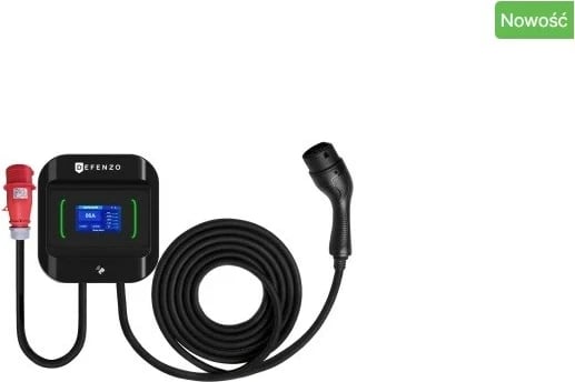 Karikues makinash elektrike DEFENZO WALLBOX PRO AC22, 22 kW, Bluetooth, Wi-Fi, Ekran, i zi