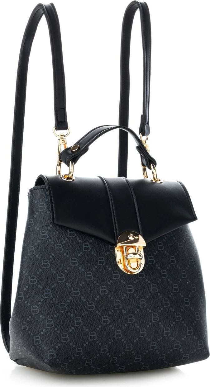 Çantë shpine Lucky Bees, 1214 v2, e zezë