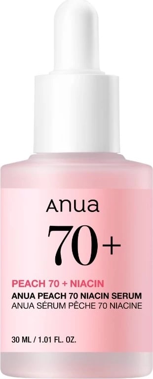 Serum për fytyrë Anua Peach 70 + Niacin Brightening për femra, 30ml Serum për fytyrë Anua Peach 70 + Niacin Brightening për femra, 30ml