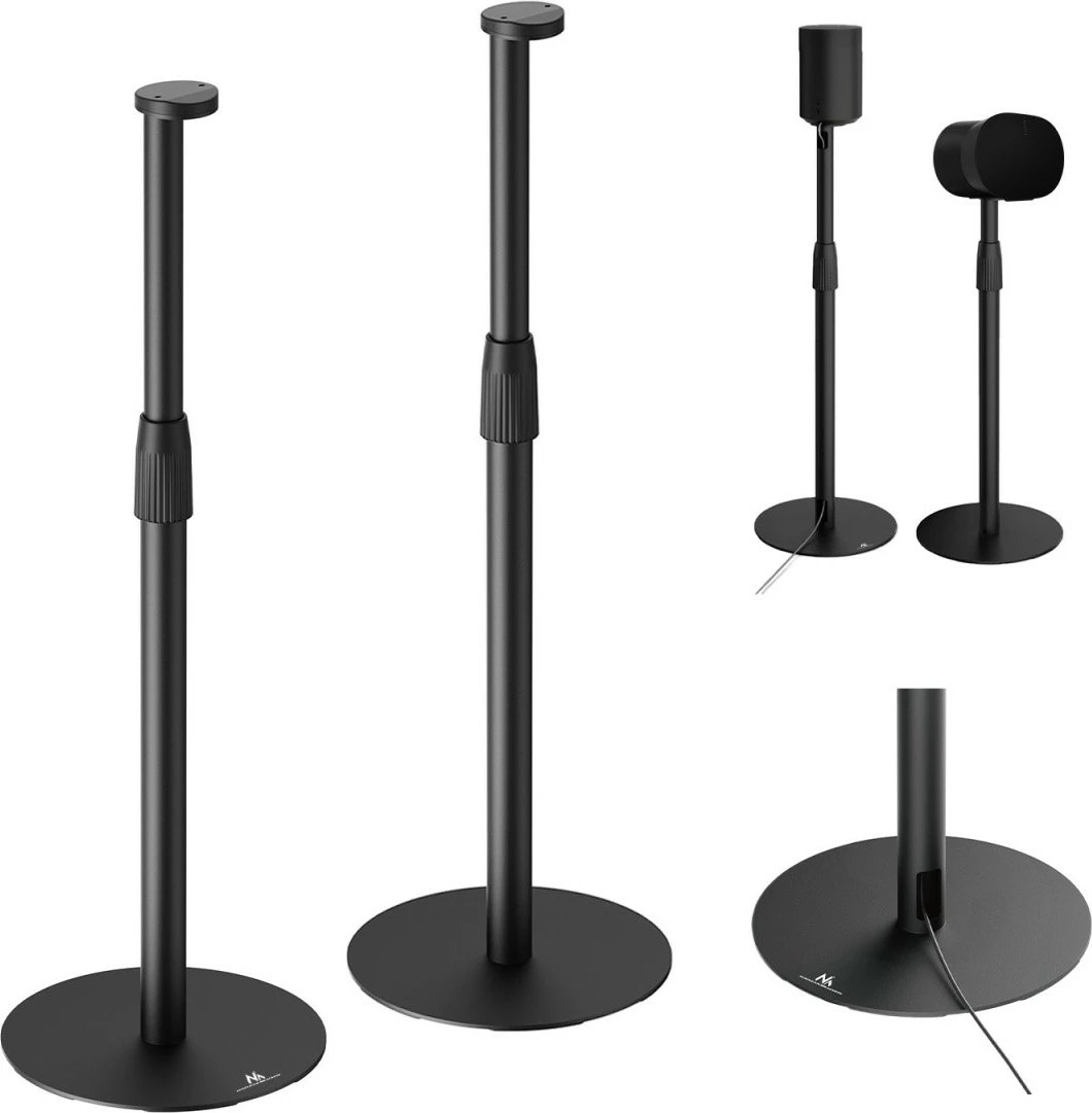 Mbajtës altoparlanti Maclean MC-496 për Sonos ERA 100/300, set 2 copë, i zi