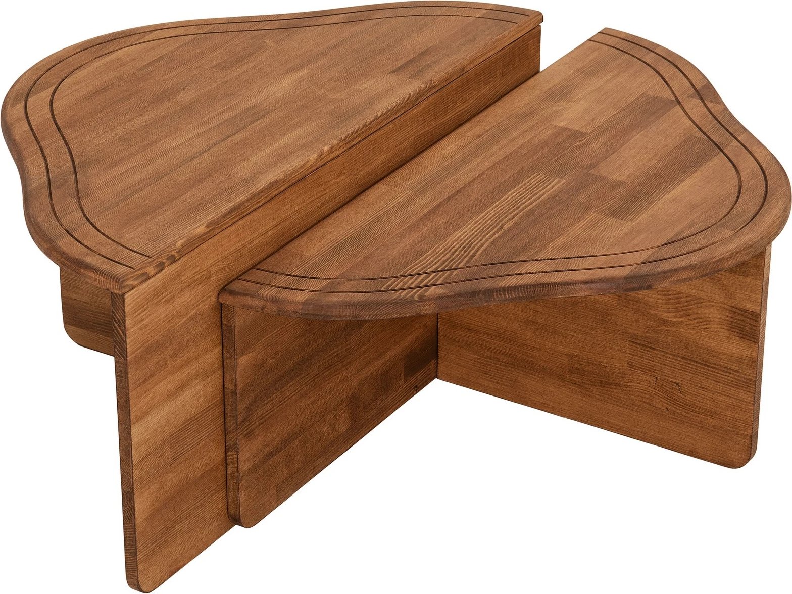 Tavolinë kafeje Hanah Home, Altopiano, ngjyrë gështenjë