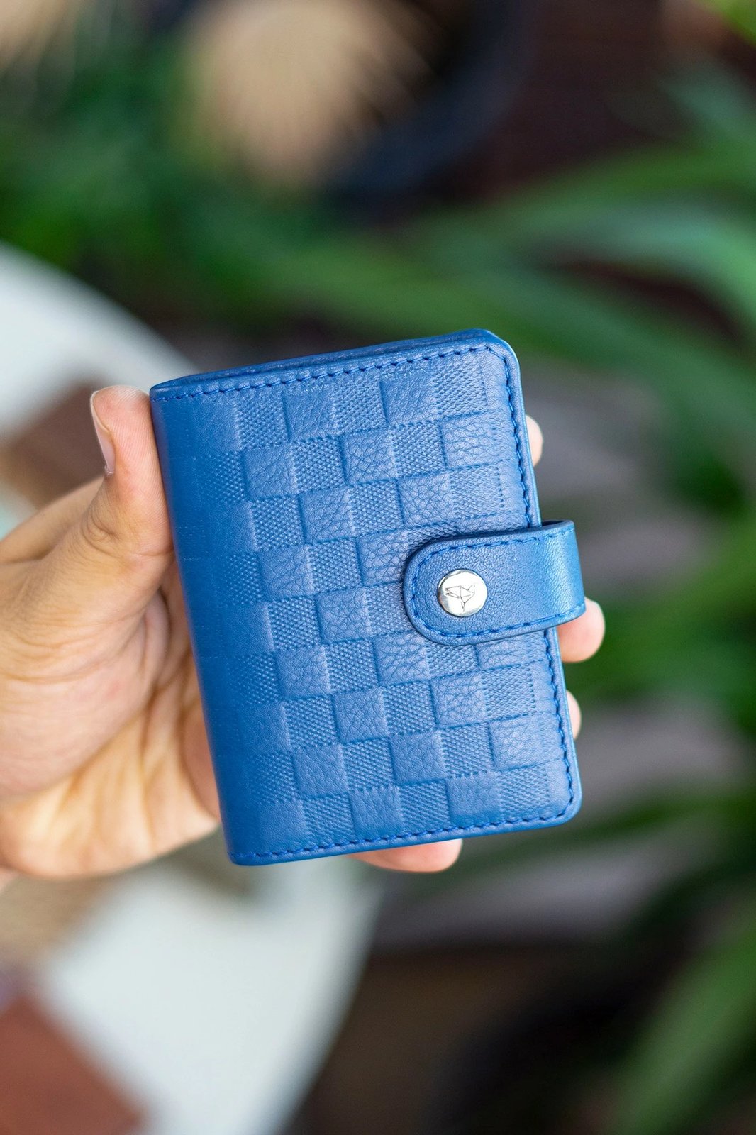 Portofol unisex Zoozie Bags, Pekin, ngjyrë blu petrol