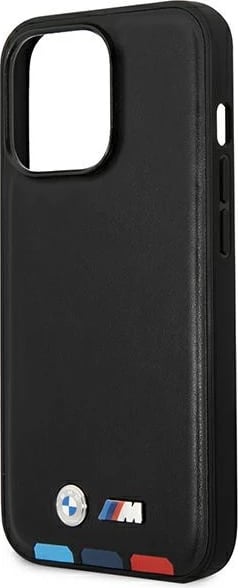 Mbështjellës BMW BMHMP14X22PTDK për iPhone 14 Pro Max 6.7", lëkurë, MagSafe, zi
