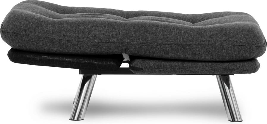 Krevat-karrige një vendi, Atelier del Sofa, Misa Small Solo, ngjyrë gri e errët
