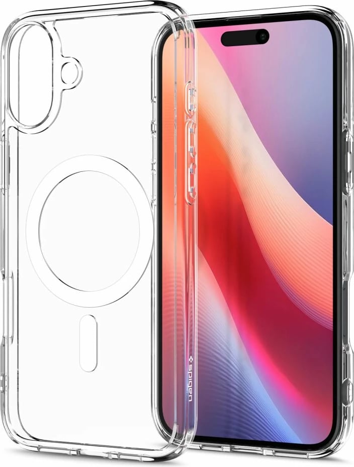 Mbështjellës Spigen Ultra Hybrid MagSafe për iPhone 16, Bardhë