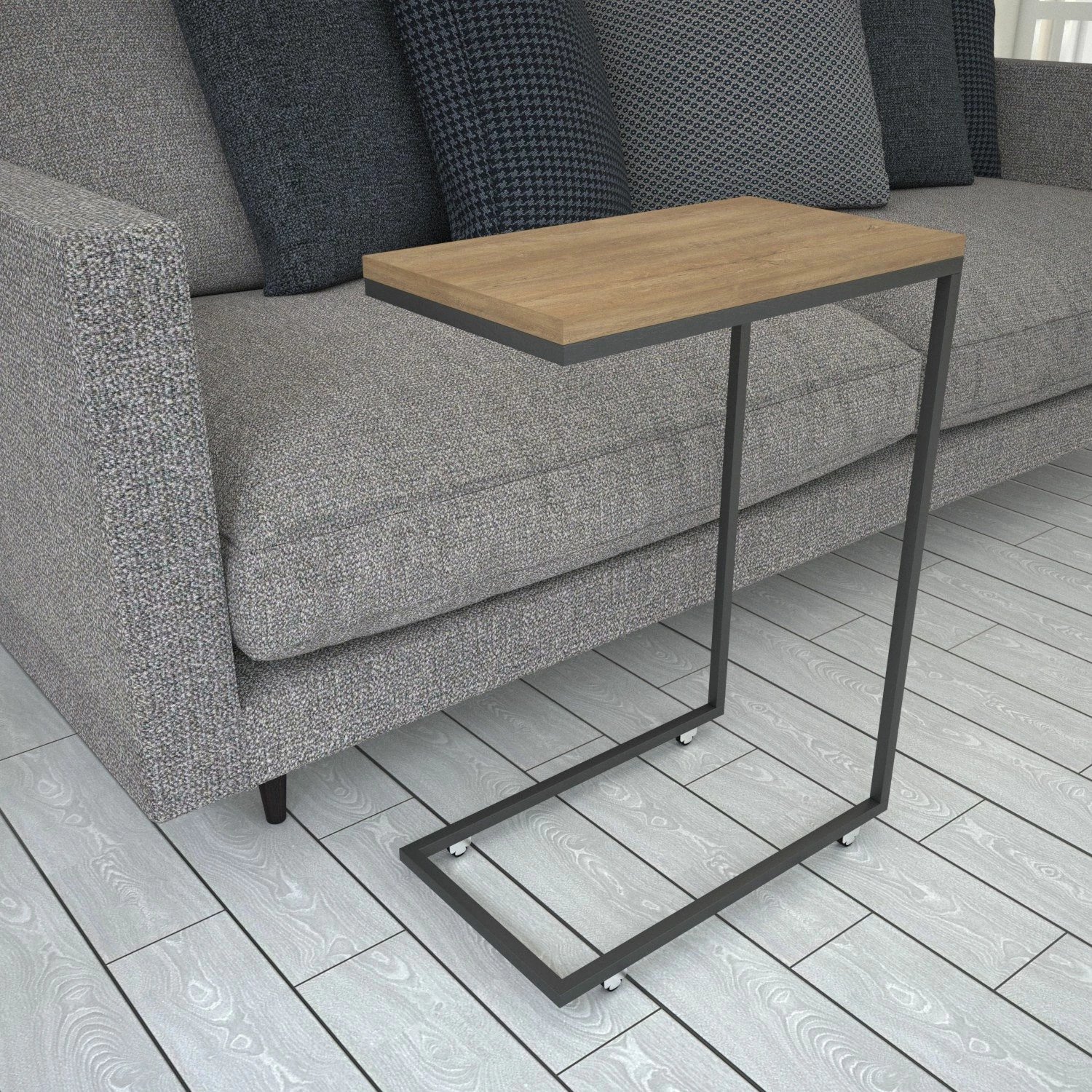 Tavolinë anësore Hanah Home, Callen, ngjyrë lisi