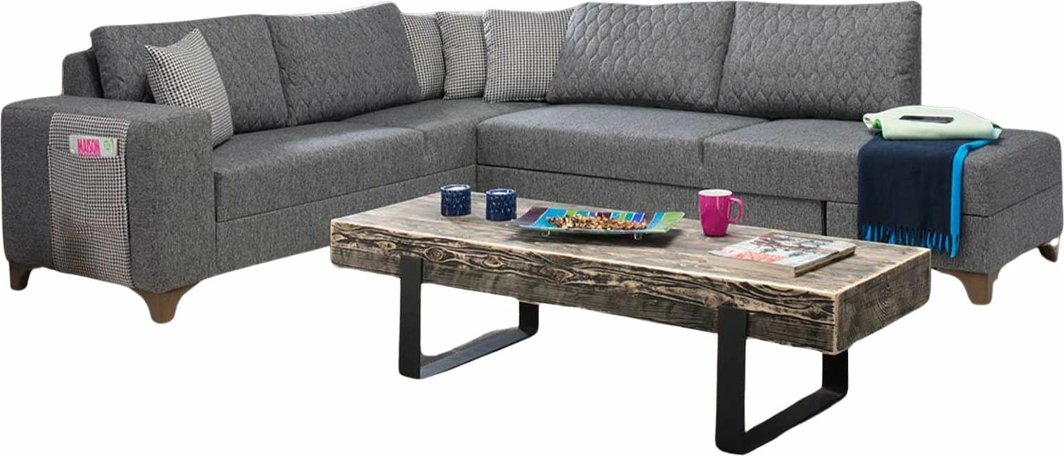 Kënd-sofë krevati Loft, ngjyrë gri, Atelier del Sofa