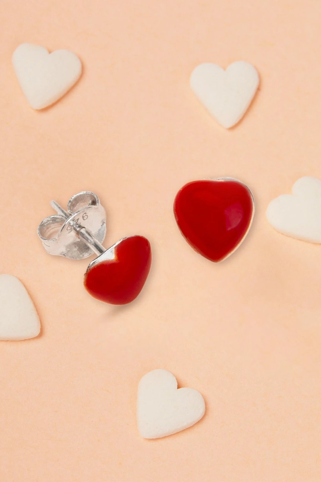 Vathë argjendi, ngjyrë e kuqe, Elika Silver, ELKMD50523