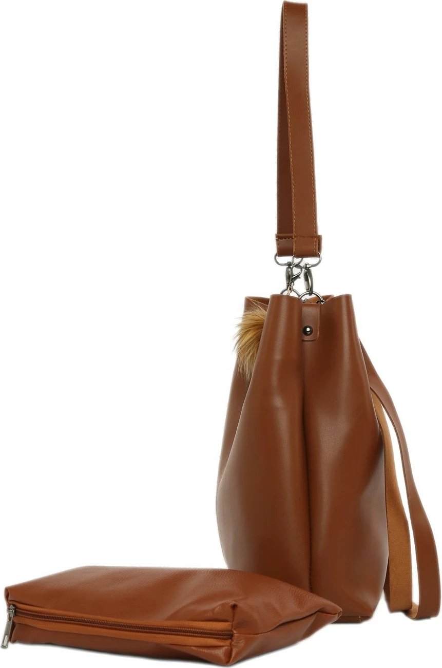 Çantë shpatulle Zoozie Bags, ngjyrë deve, 2770 - 38316