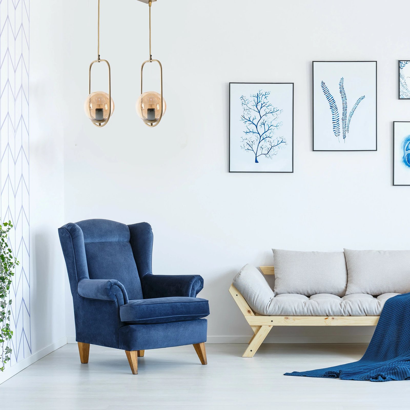 Llambë tavani Opviq, bakër, 8495-5