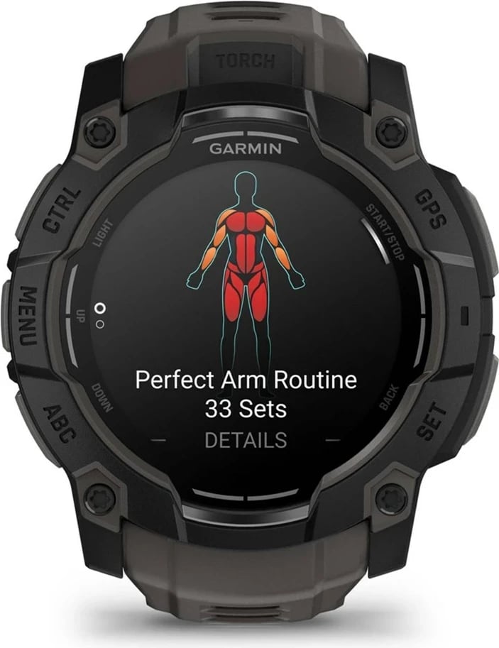 Smartwatch Garmin Instinct 3 AMOLED, 50 mm, GPS, i zi