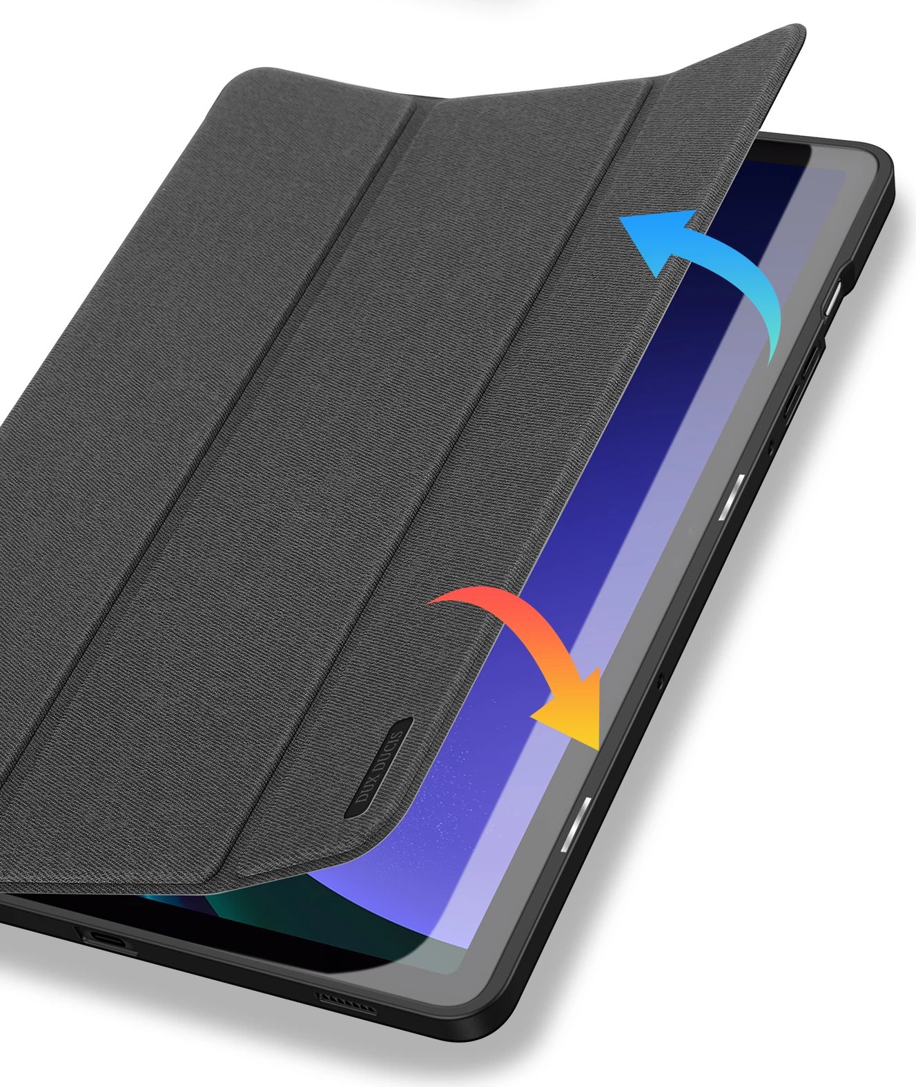 Mbështjellës tabletë Dux Ducis Domo për Samsung Galaxy Tab S9 FE, i zi