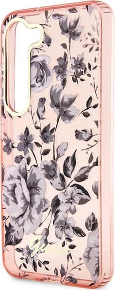 Mbështjellës Guess GUHCS23MHCFWSP për Samsung Galaxy S23+, Flower Collection, Rozë Mbështjellës Guess GUHCS23MHCFWSP për Samsung Galaxy S23+, Flower Collection, Rozë
