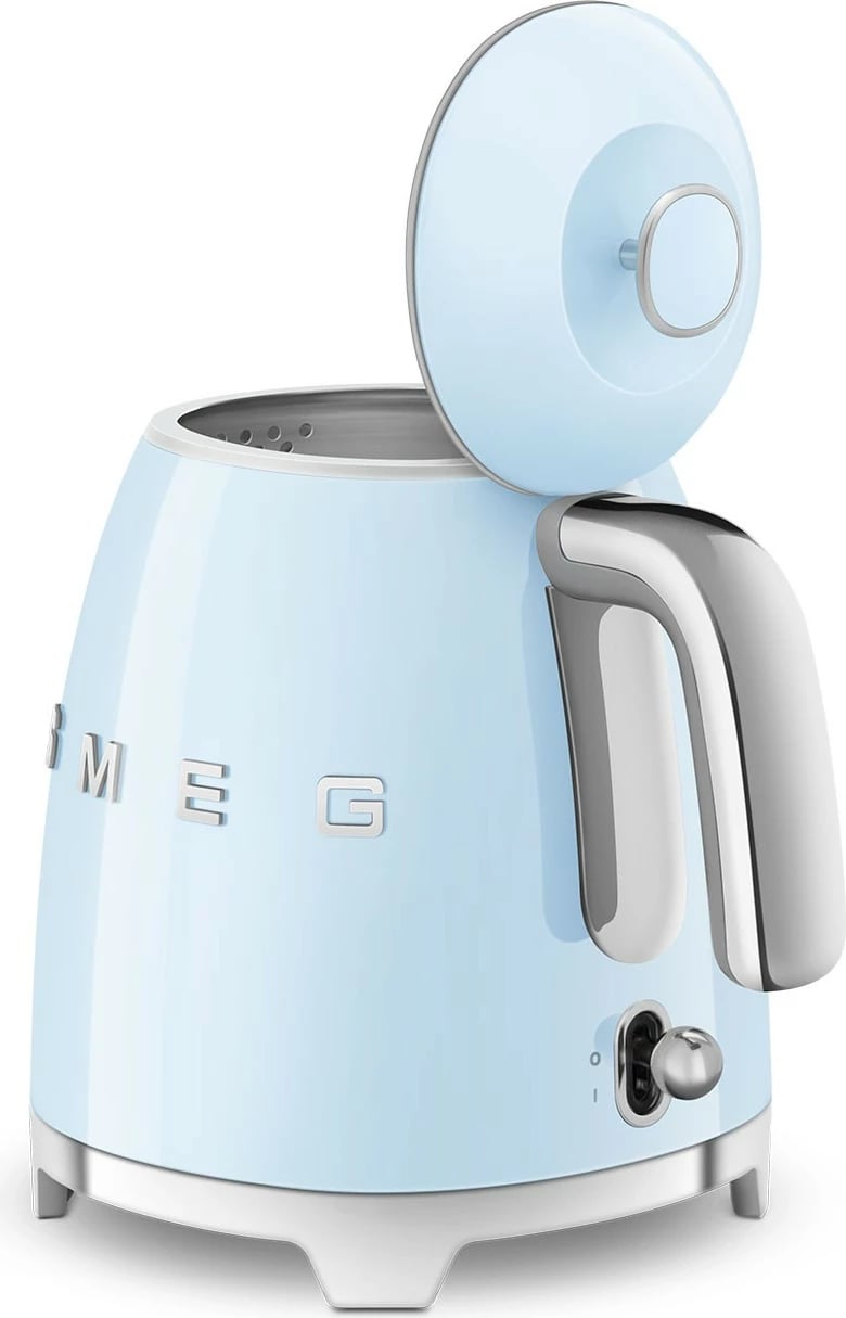 Ibrik elektrik SMEG KLF05PBEU mini, 1400W, 0.8L, kaltër