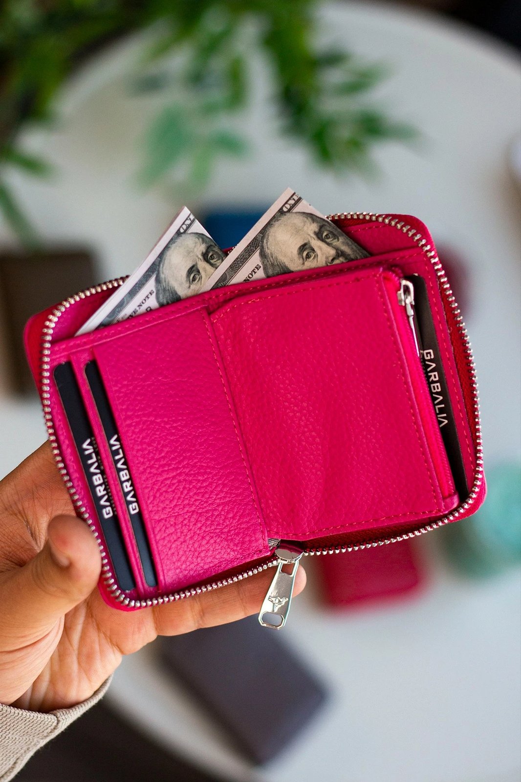 Portofol unisex Zoozie Bags, ngjyrë fuchsia, Sydney