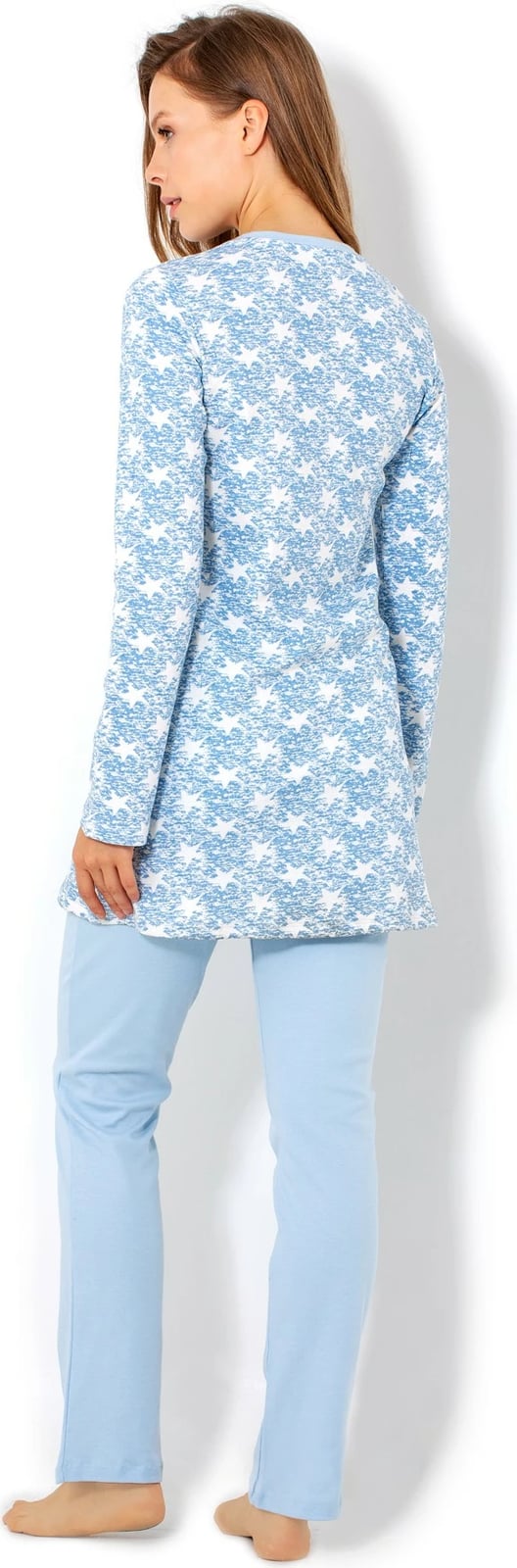 Pizhama grash Jumeon, ngjyrë kaltër e çelët, 002-000518, set