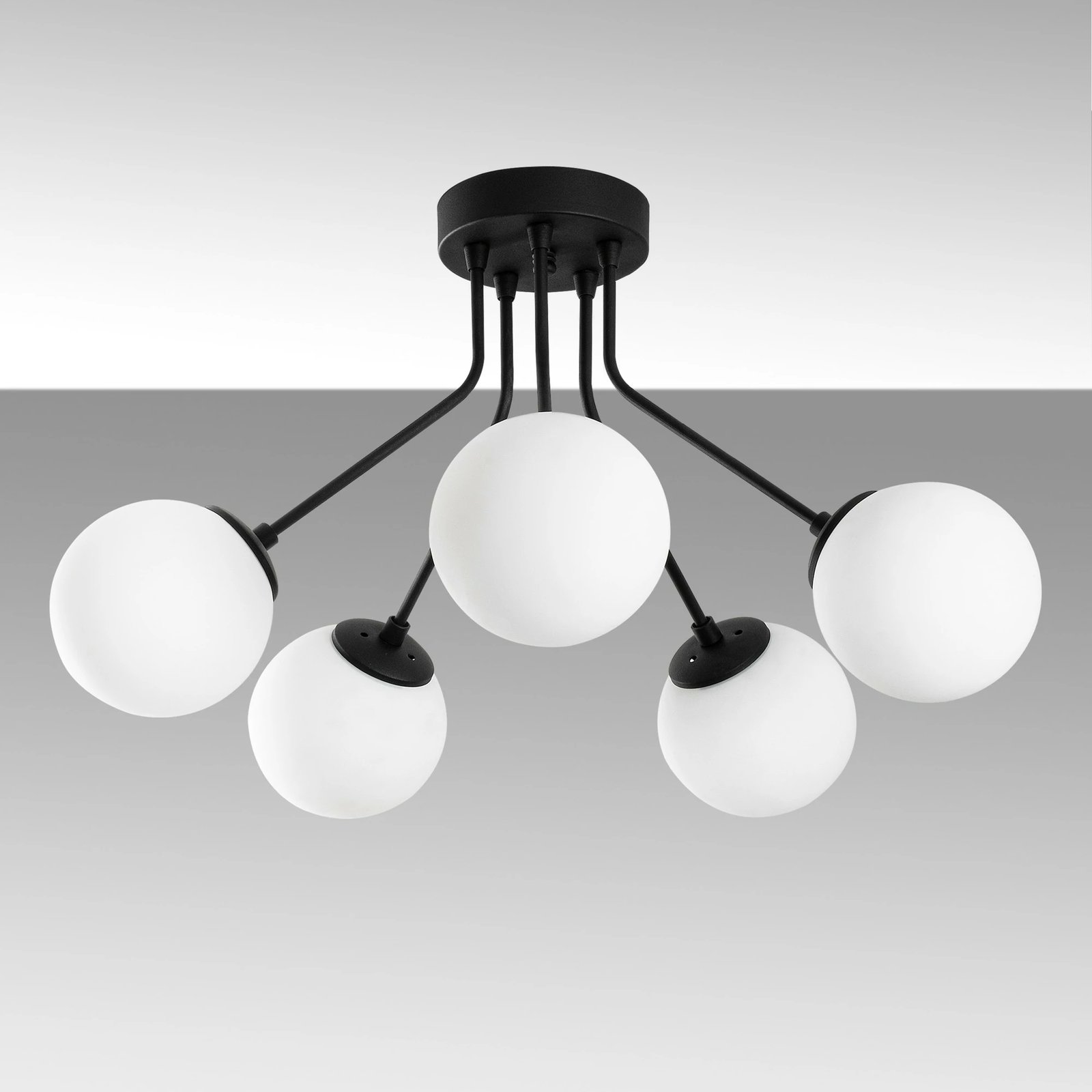 Llambë tavani Opviq, Orıon - 13960, e zezë, 62x40cm