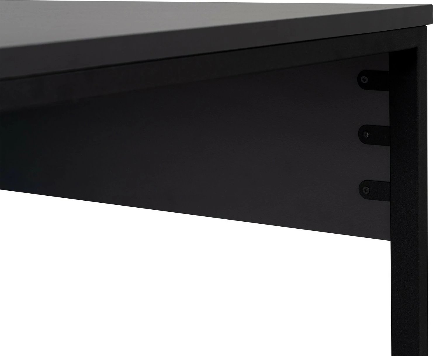 Tavolinë studimi Nordure, dyshe, anthracite, e zezë