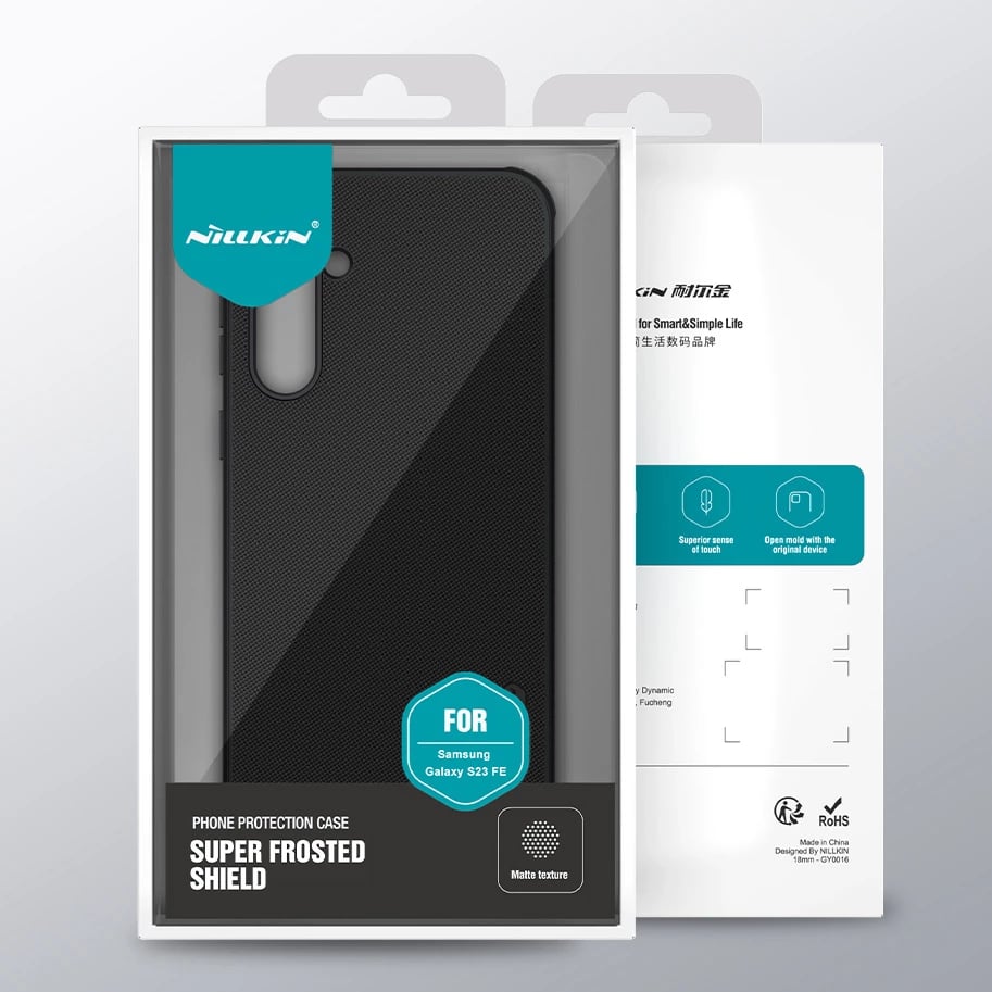 Mbështjellës Nillkin Super Frosted Shield Pro për Samsung Galaxy S23 FE, i zi