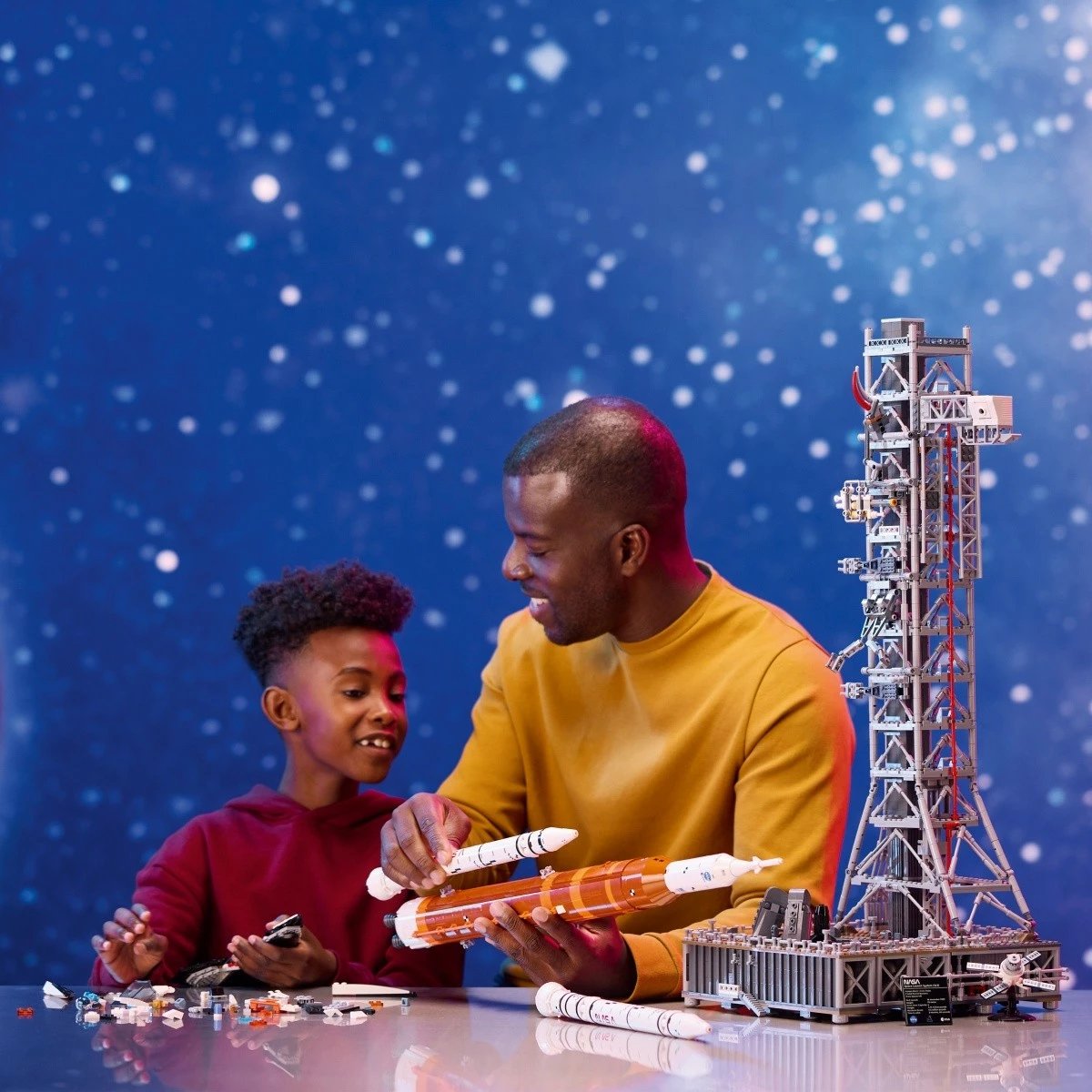 Set LEGO Icons Rocket SLS NASA Artemis 10341 3601 copa madhësi ekstra e madhe