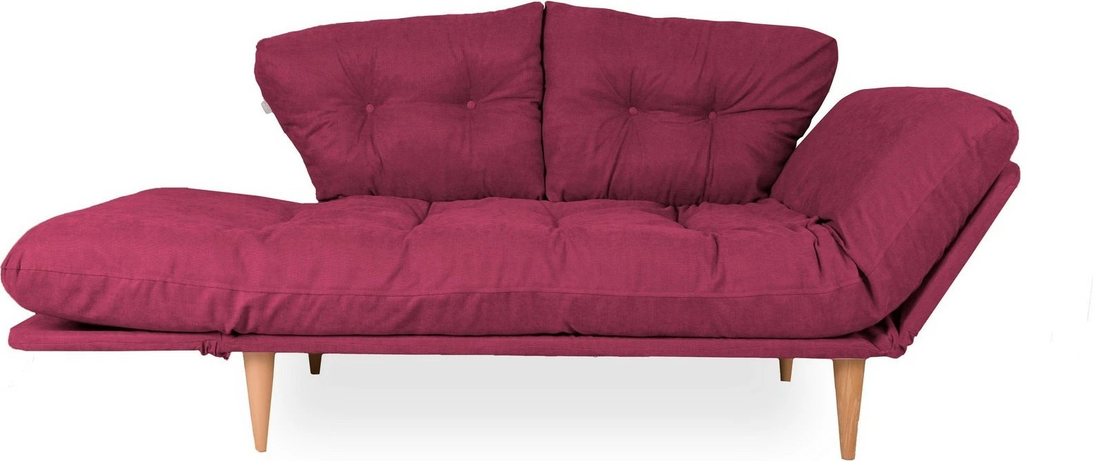 Divan-krevat treshe, ngjyrë e kuqe e errët, Nina Daybed, Atelier del Sofa, GR105