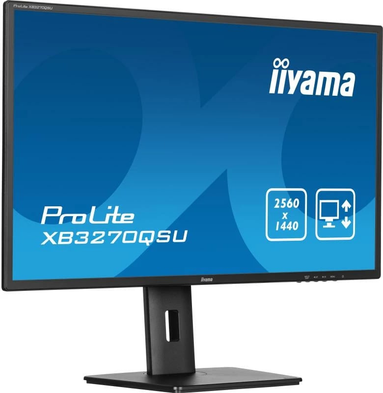 Monitor iiyama ProLite XB3270QSU-B1 32" IPS QHD 2560x1440, rregullim lartësie, e zezë