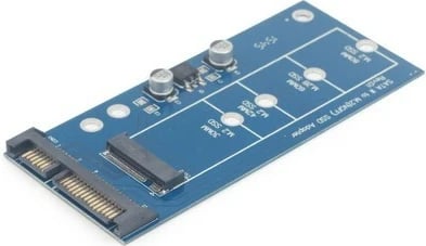 Adapter Gembird EE18-M2S3PCB-01 Mini SATA në M.2 NGFF, 1.8'', Blu