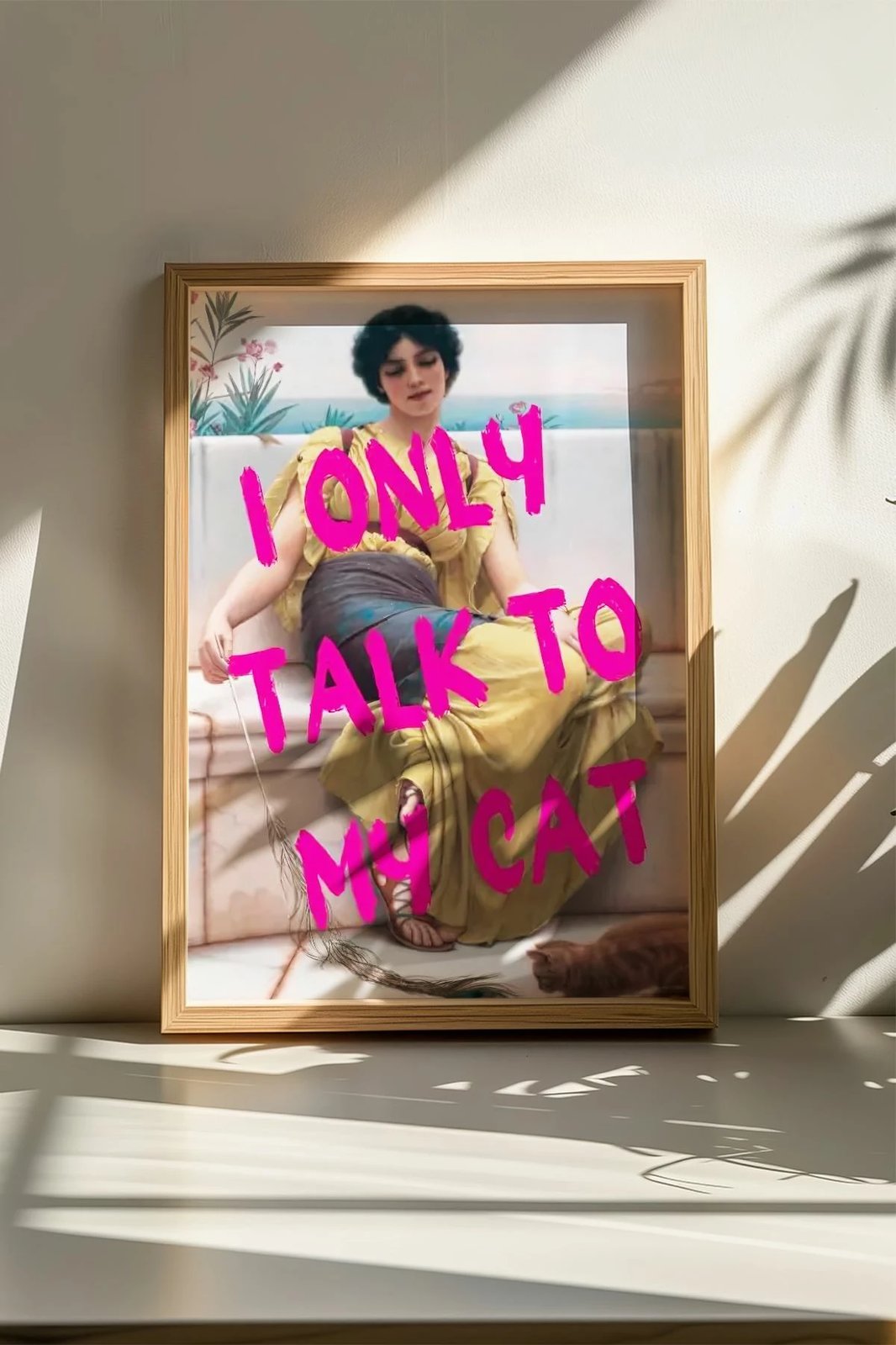 Pikturë dekorative me kornizë, Wallity, Artsmdftek33-3348, shumëngjyrëshe, 33x48cm