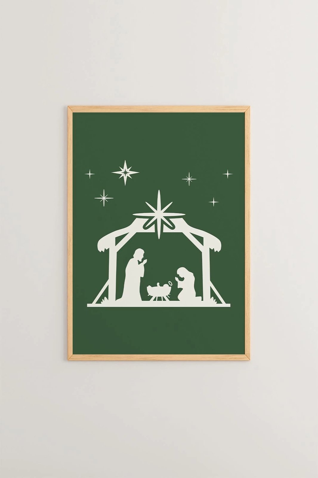 Pikturë dekorative me kornizë, shumëngjyrëshe, Wallity, Nwyearsngmdl31, 33x48cm