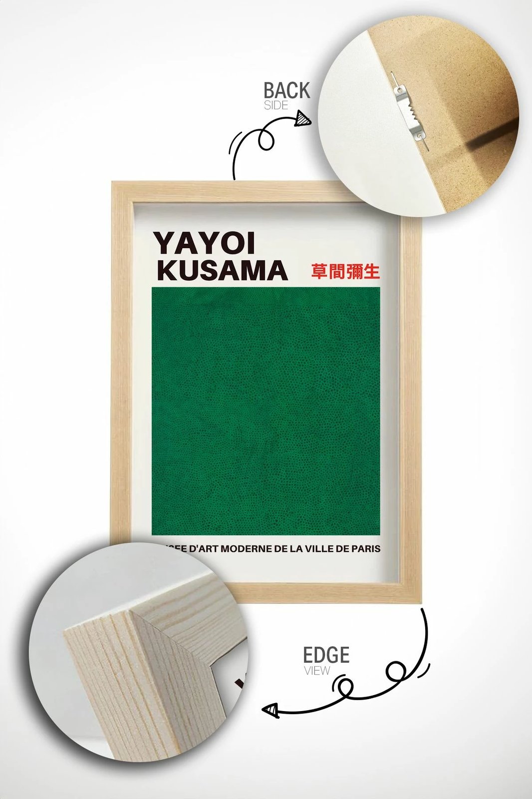 Pikturë dekorative me kornizë, shumëngjyrëshe, Lmnmdl34