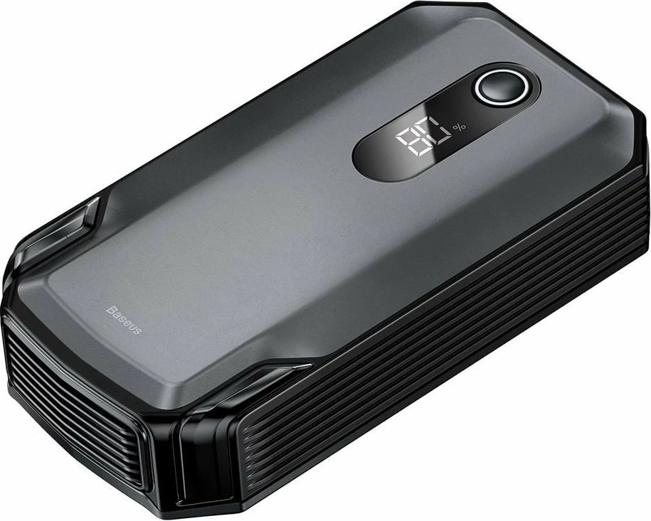 Jump starter Baseus CGNL020001, powerbank 20000mAh, 12V, 2000A, me kabllo krokodili, e zezë Jump starter Baseus CGNL020001, powerbank 20000mAh, 12V, 2000A, me kabllo krokodili, e zezë
