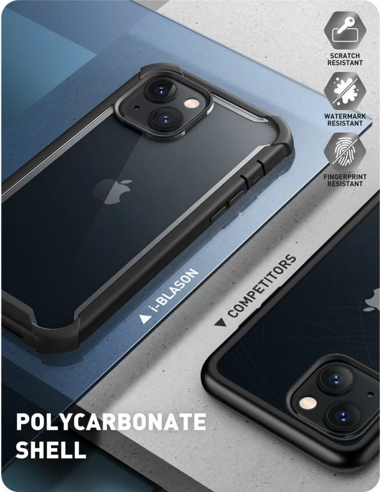 Mbështjellës Supcase IBLSN Ares për iPhone 13/14, i zi